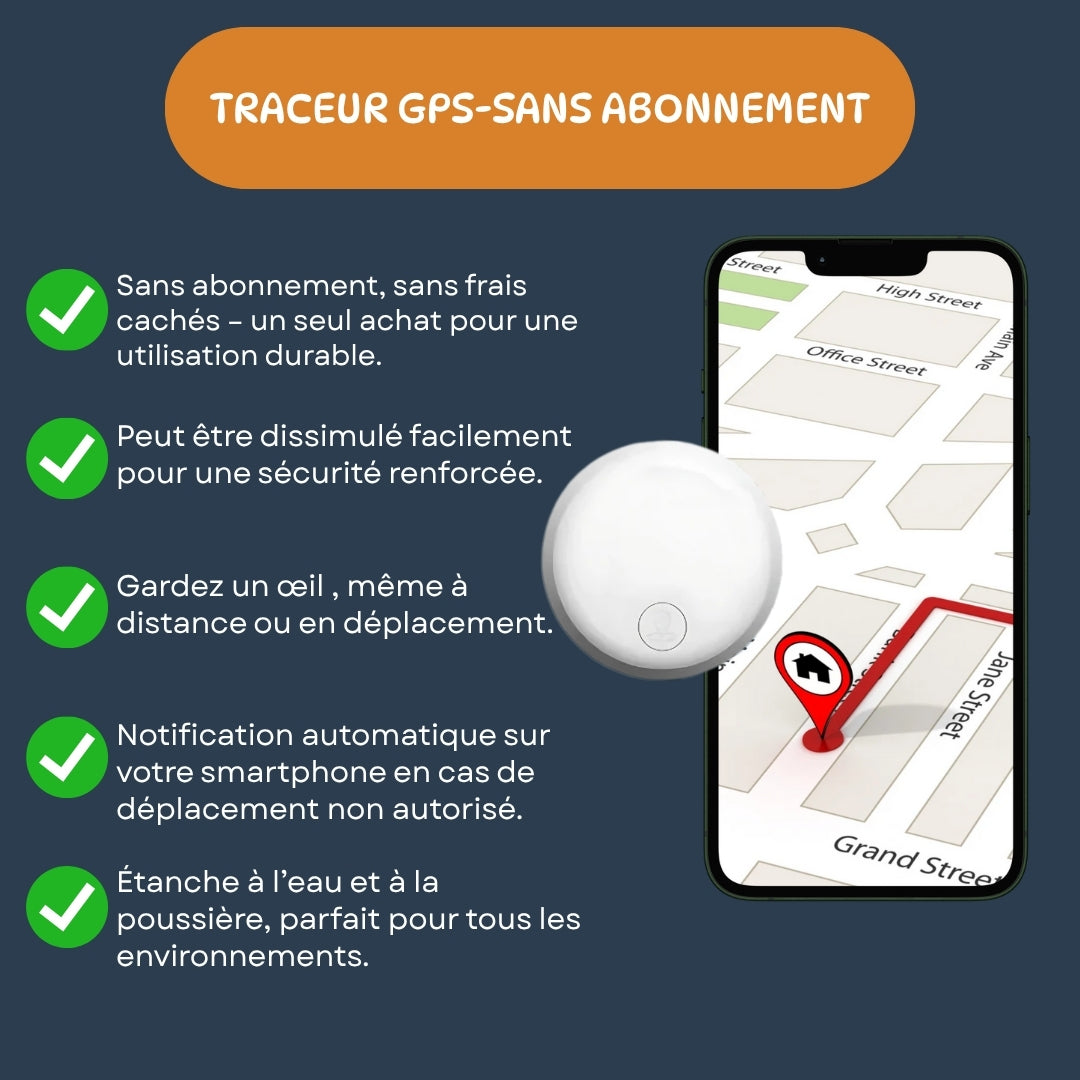 GPS pour Chat – Compatible iOS / Android, Sans Abonnement